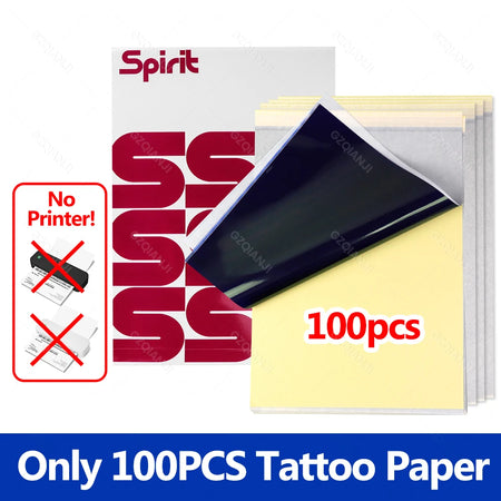 GZMA413 A4 Ink Free Portable Printer - Wireless Printing Only 100pcs Tattoo