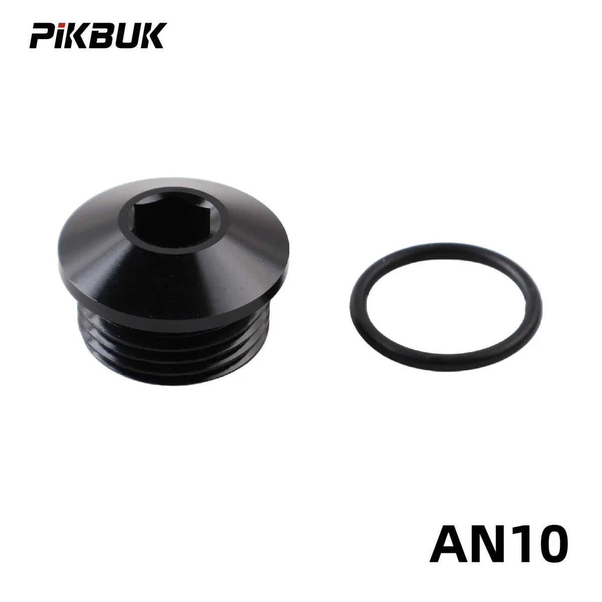 PIKBUK Aluminum AN6 8 10 12 16 20 AN ORB O-Ring Seal Boss Port Socket Port Plugs Slimline Block Off Fitting Adapter by InterCyprus Trading Ltd
