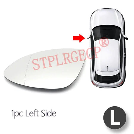 Passenger Rearview Side Mirror Lens Door Wing Mirrors Glass with Heating for Porsche Cayenne 958 92A Pre-facelift 2010-2014 by InterCyprus Trading Ltd