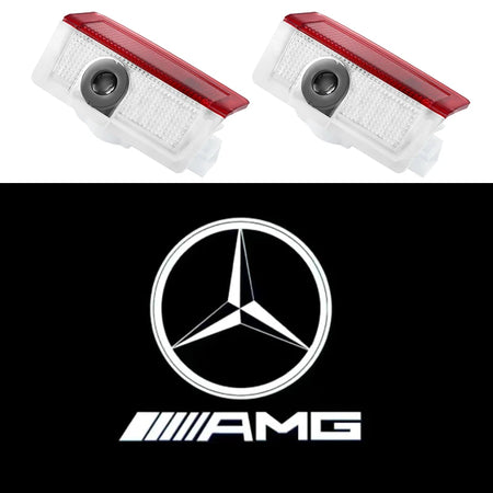 2X Car Door Welcome LED Projection Light &ndash; Mercedes AMG For Mercedes-AMG / 2Pcs
