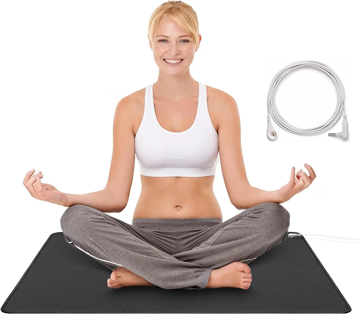 35.4x23.6Inch Grounding Mat &ndash; Pain Relief Sleep Aid