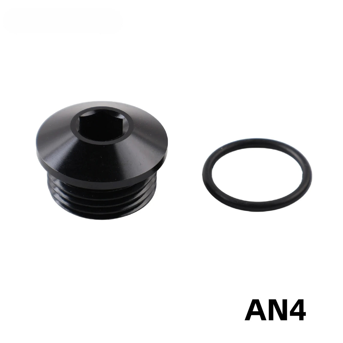 Aluminum AN Port Plugs With O-Ring Seal Boss Block Off Adapter by InterCyprus Trading Ltd