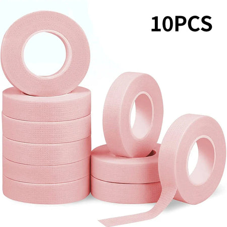 AILEISHI Micropore Eyelash Tape for Lash Extensions - 5/10pcs 10pcs pink