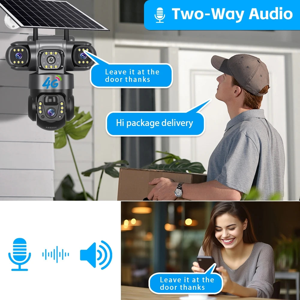 Solar 4G Camera with Sim Card