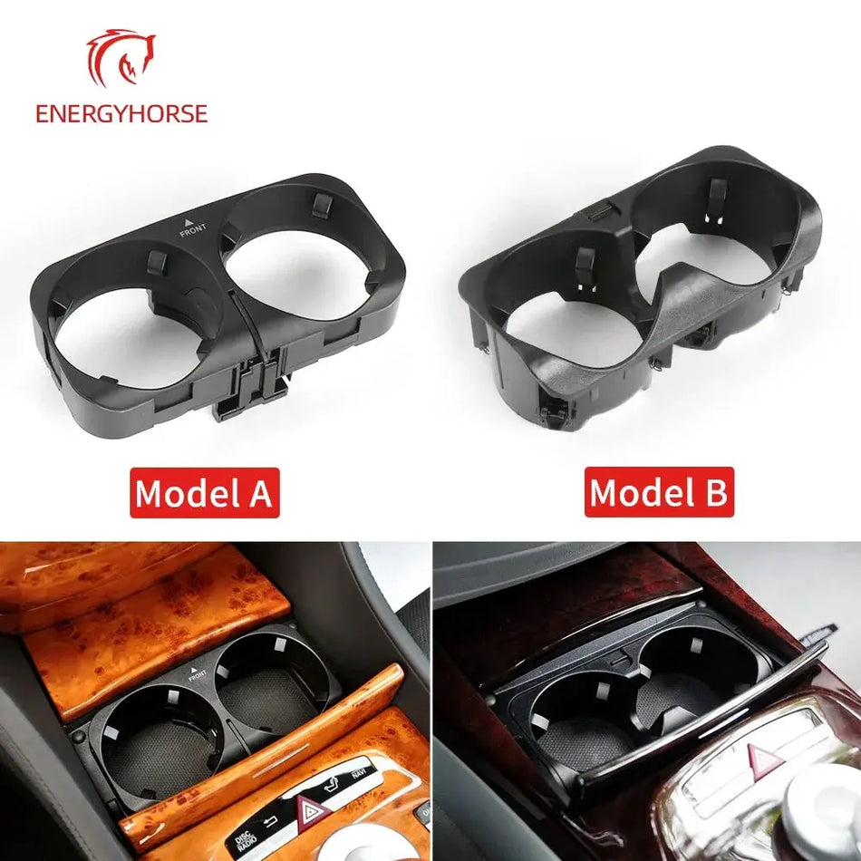 Car Center Console Cup Holder Cup Drink Holder Outer Cover for Mercedes Benz S-Class W221 Interior Accessaries Replacement by InterCyprus Trading Ltd