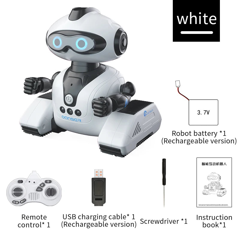 JJRC R22 Robot Toy &ndash; Gesture Sensing and Music Recording R22 white 1B