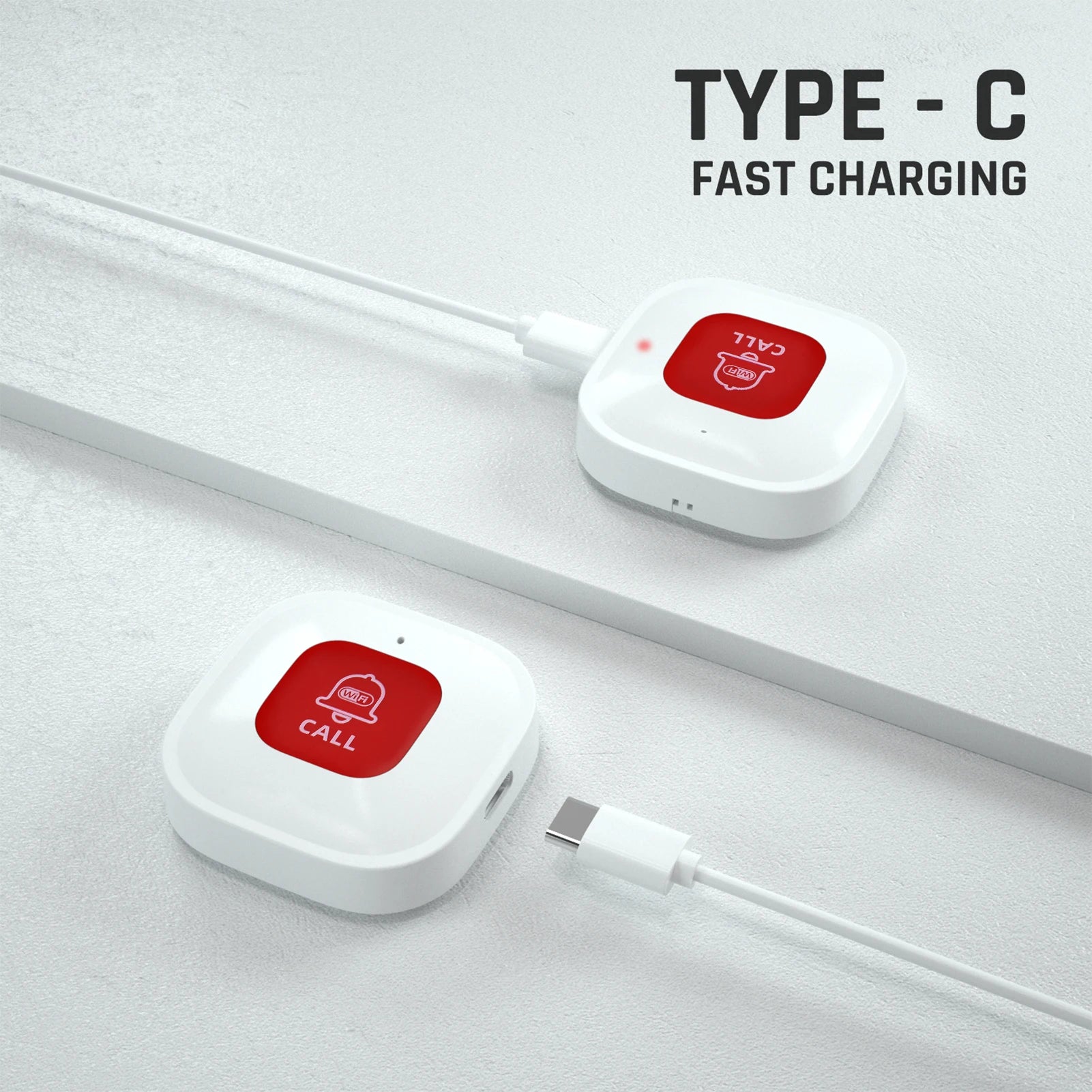 OWSOO WiFi Smart SOS Call Button for Caregivers and Emergency Alerts