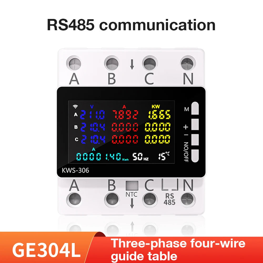 KWS-306 Three-Phase Meter &ndash; Digital Watt-Hour Display GE304L