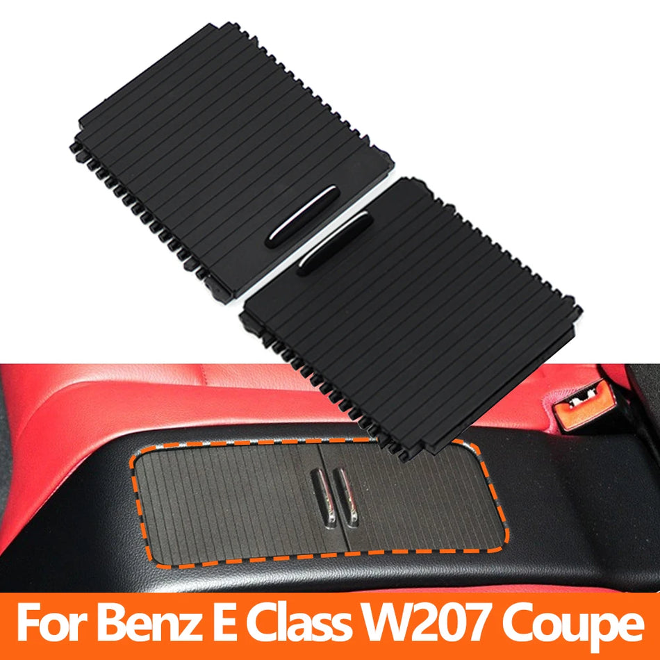 Rear Seat Cup Holder Cover for Mercedes W207 Coupe Rolling Blind Panel Replacement Part Fits 2009-2015