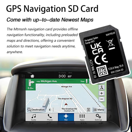 Mercedes Garmin SD Card Europe Maps V20 &ndash; Europe Map Update