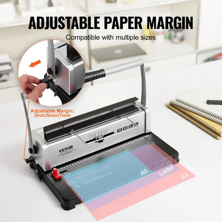 Coil Binding Machine 34 Hole 120Sheet Manual Binder