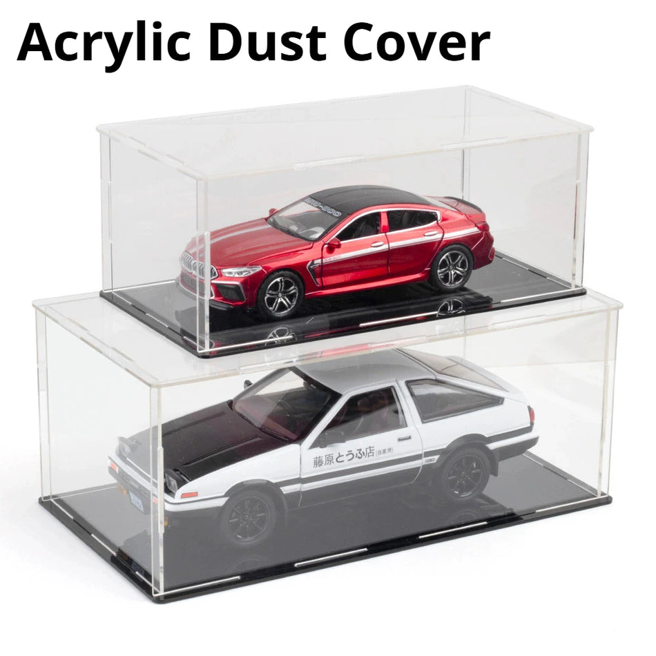 Cutie de expunere din acril pentru modele de mașini 1:18 1:24 1:32, cutie de depozitare rezistentă la praf.