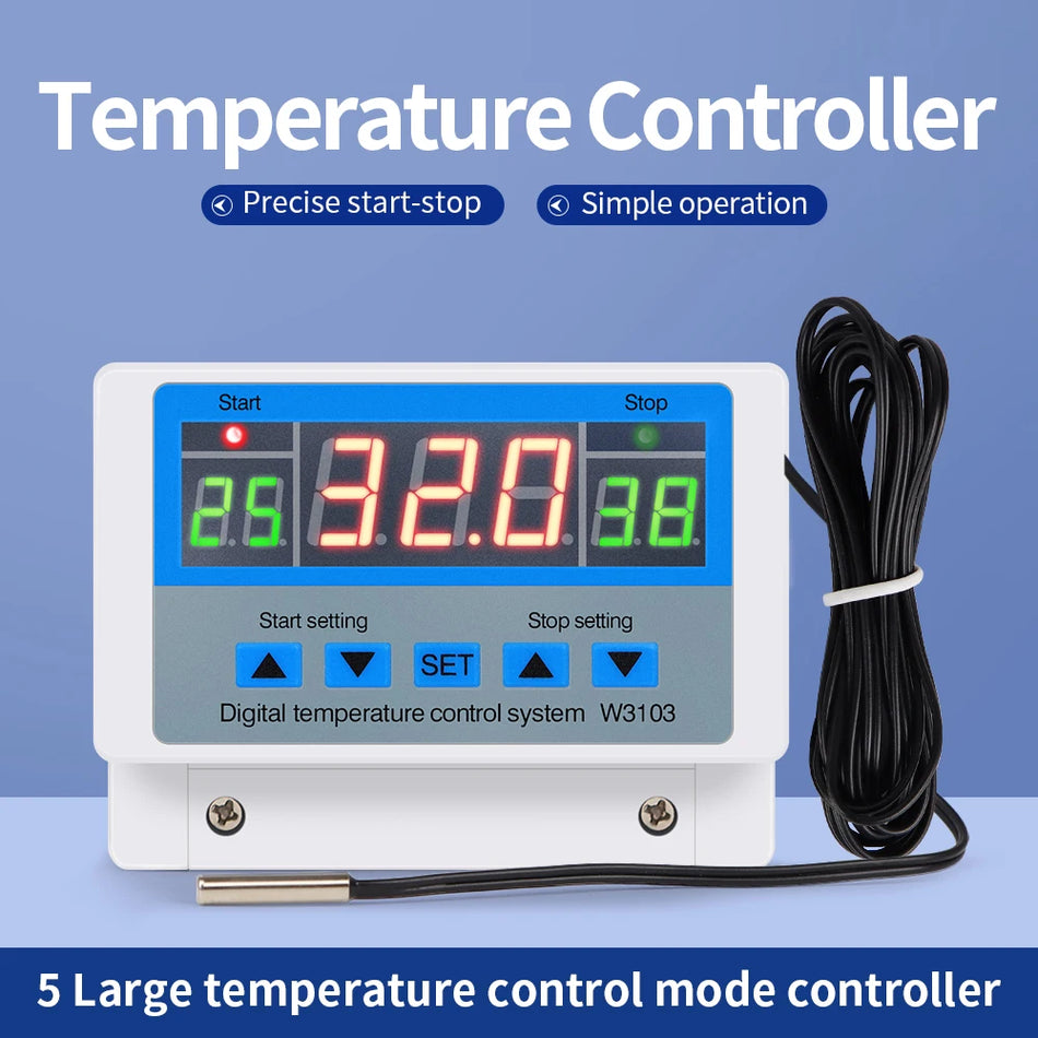 XH-W3103 Digital Temperature Controller &ndash; 220V 5000W LCD