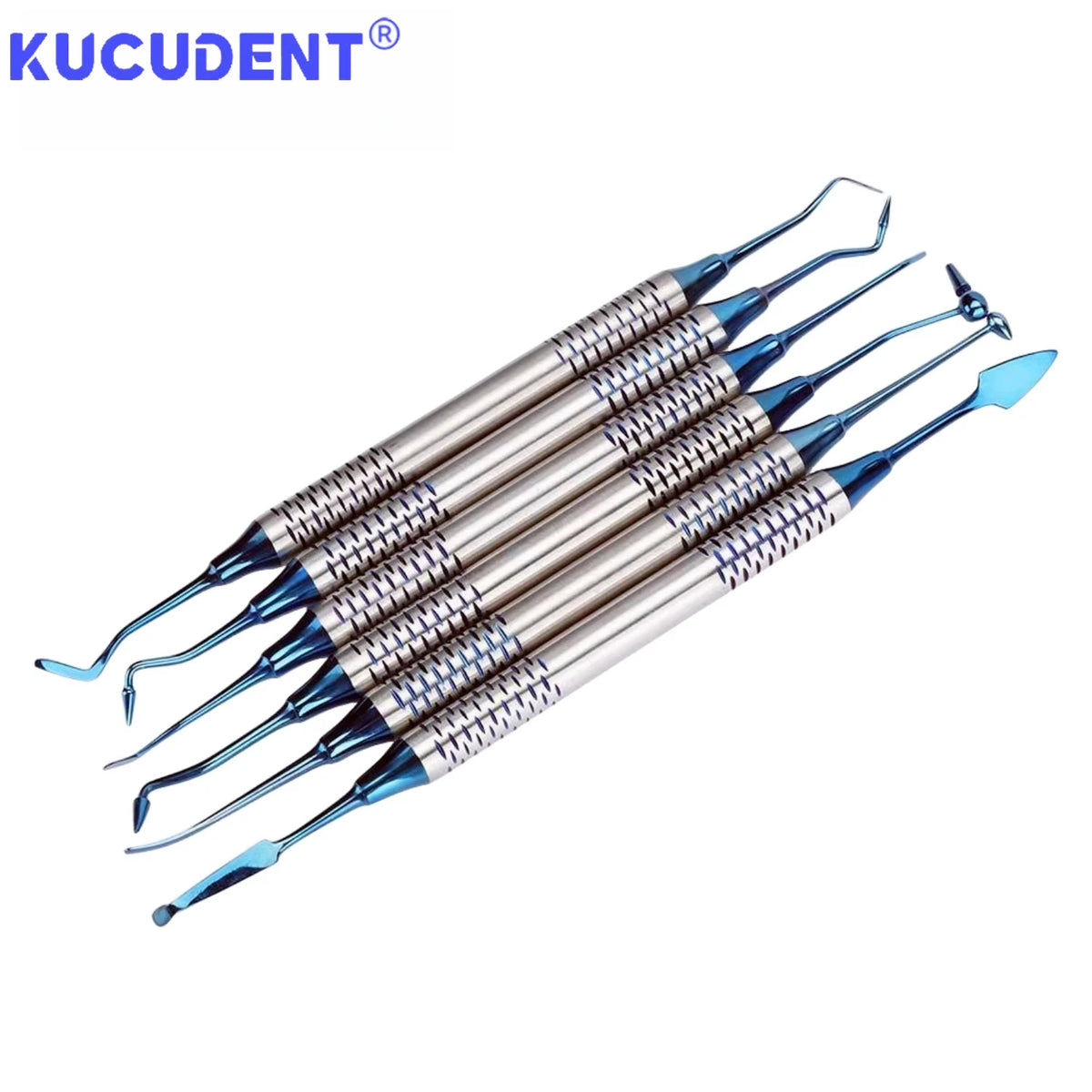 Dental Resin Spatulas Titanium Plated &ndash; Double Head