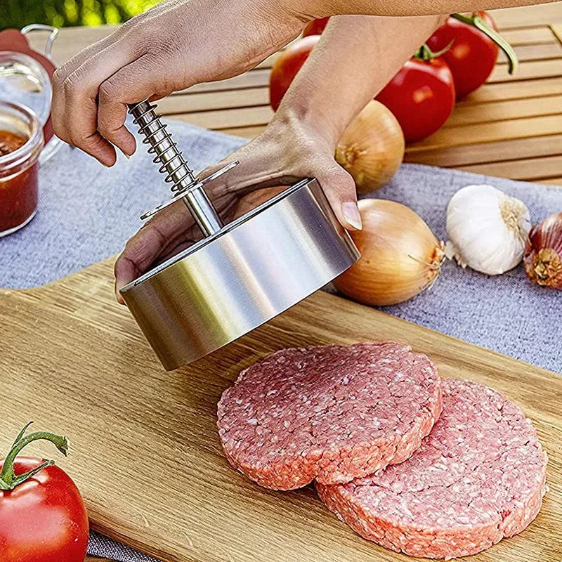 Hamburger Patty Maker Press &ndash; Eco-Friendly Stainless Steel Design