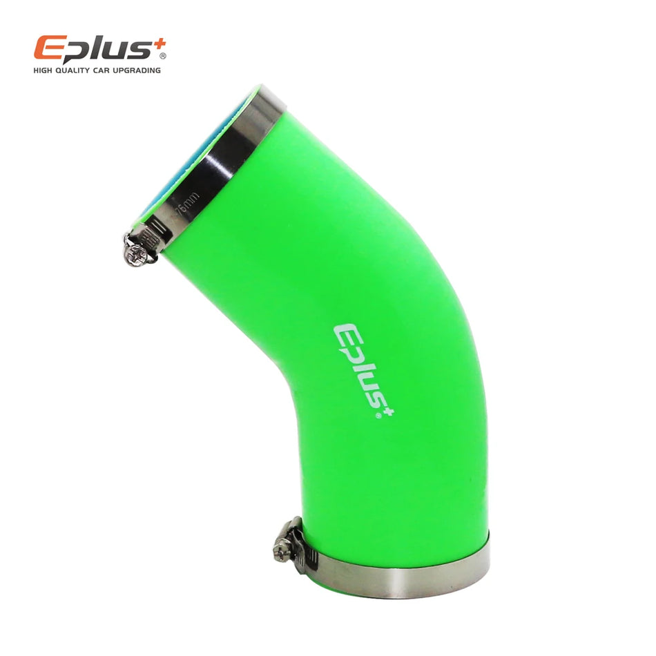 Green Silicone Tubing Hose 45 Degree Connector For Car Intercooler Intake