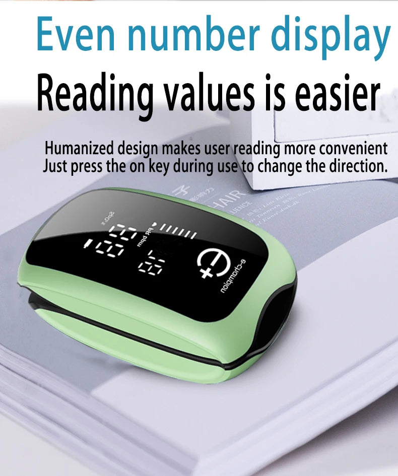 Rechargeable Infrared Oximeter and Non Contact Thermometer