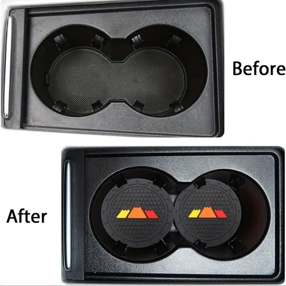 Silicone Cup Holder Coasters For Toyota Tacoma RAV4 2-Pack by InterCyprus Trading Ltd