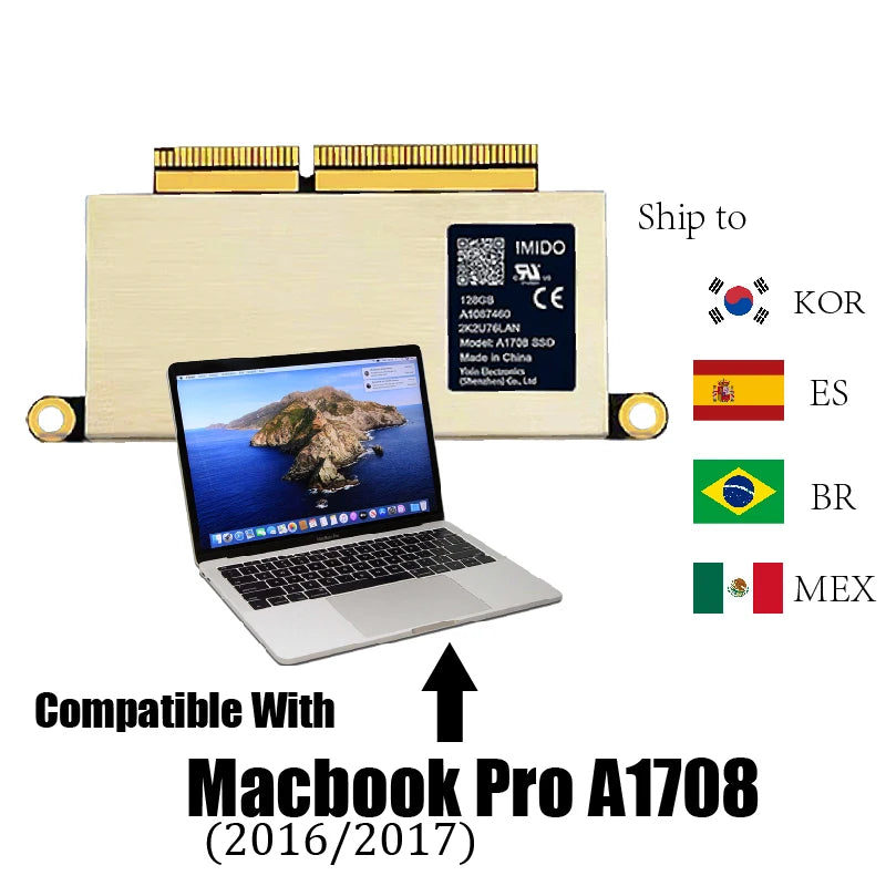 Macbook Disco SSD 1TB for A1708