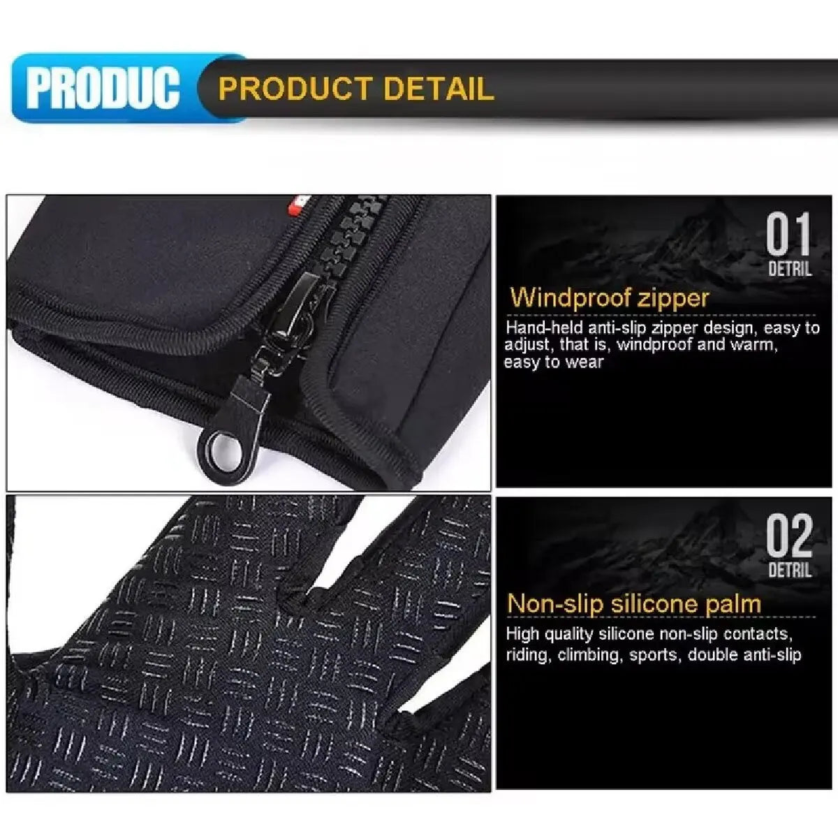 Touchscreen Winter Gloves &ndash; Waterproof and Windproof Design