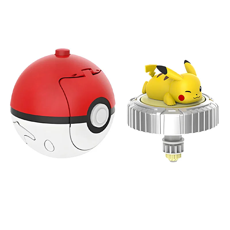 Spinning Top Ball Toy Action Figure - Pikachu, Charmander, Squirtle, Mew, Eevee No box 4