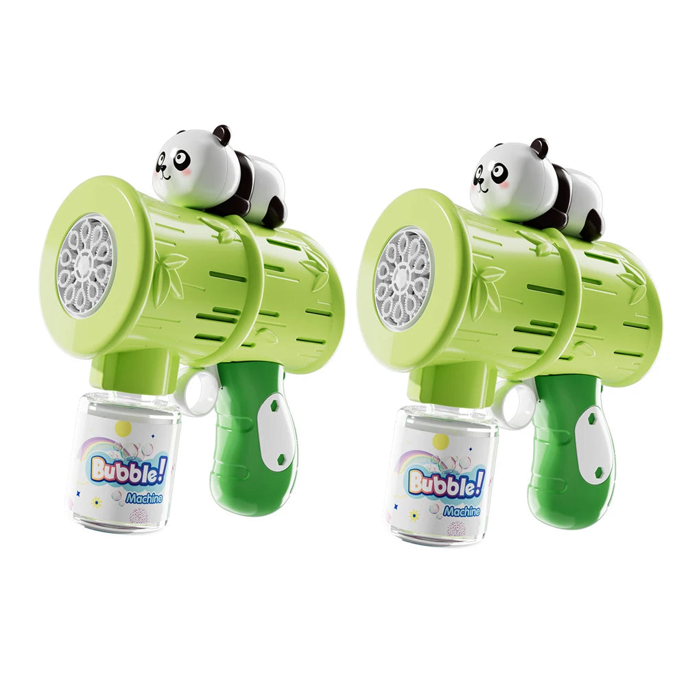 Panda Bubble Gun &ndash; Automatic Soap Bubbles Blowing Maker 2 pieces
