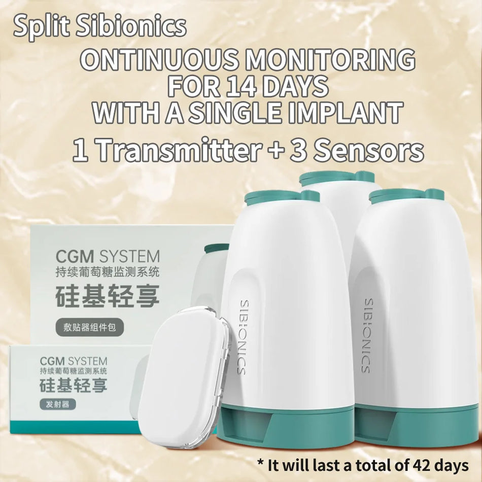 Split Sibionics CGM &ndash; 42 Days Continuous Glucose Monitoring