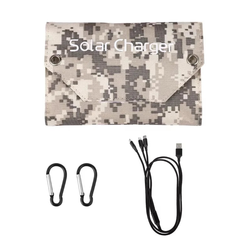 6-Fold Foldable USB Solar Panel 100W - Ultra Portable