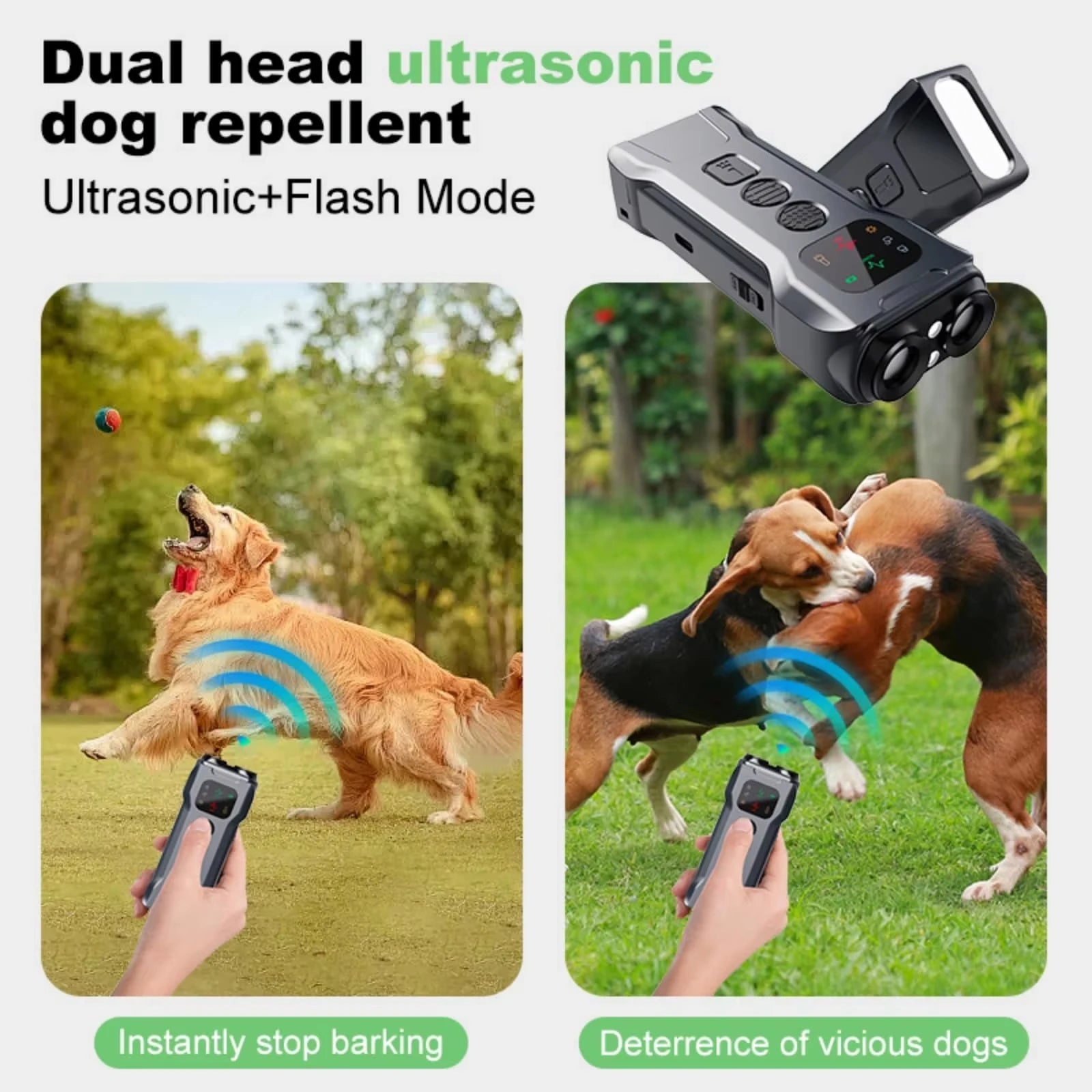 3X Ultrasonic Anti Barking Device &ndash; Safe Bark Deterrent
