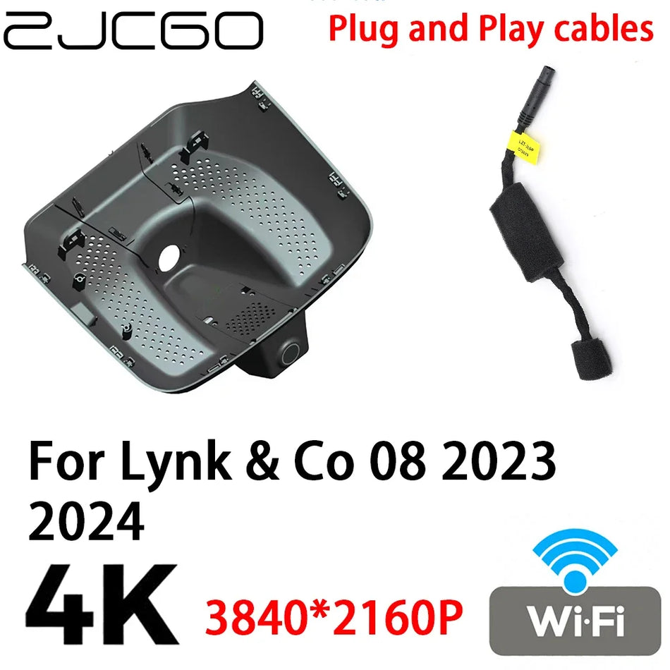 Car DVR Dash Cam 4K Plug and Play for Lynk and Co 08