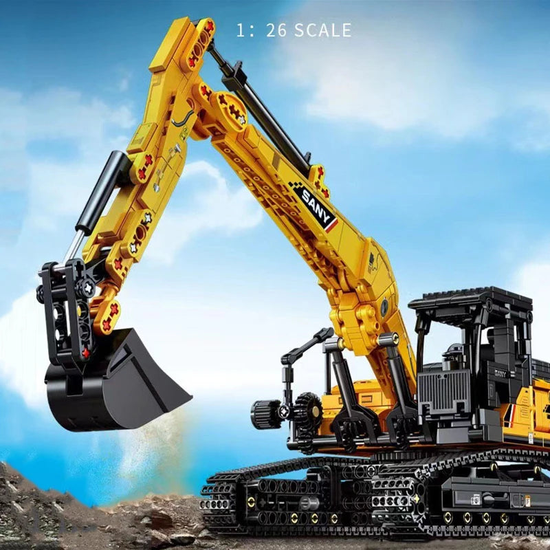 SEMBO BLOCK 1022pcs Excavator Models &ndash; Educational STEM Toy