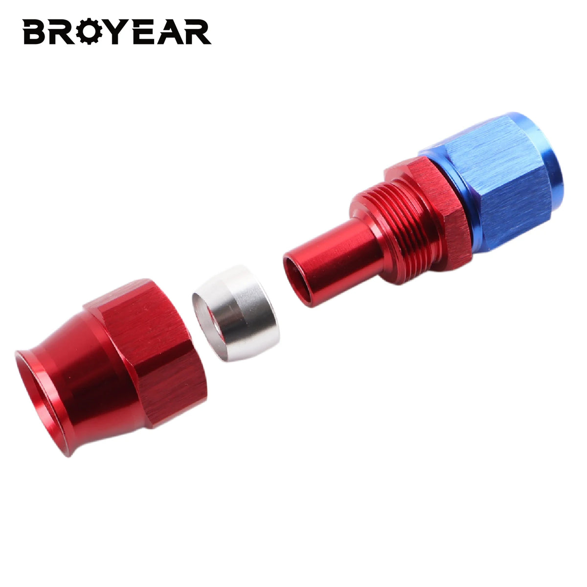 PTFE Swivel Hose End Fitting Kit, AN4/6/8/10, 0-180 Degree Adapter by InterCyprus Trading Ltd