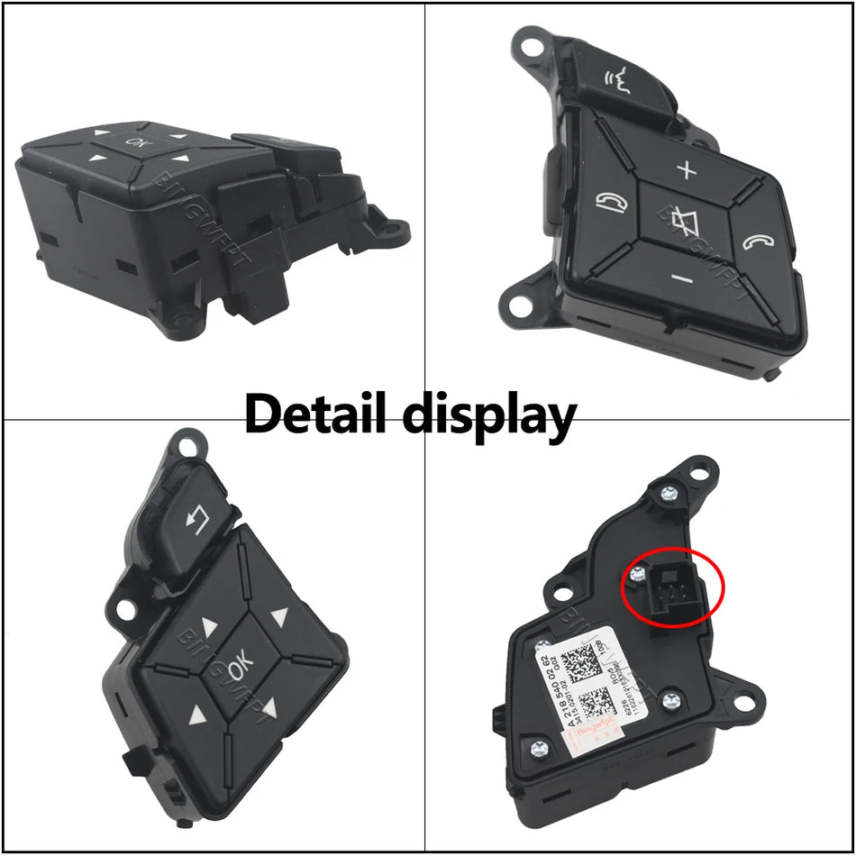 Gumb za nadzor volana, stikalo, sklop ABS za Mercedes-Benz W204 W212