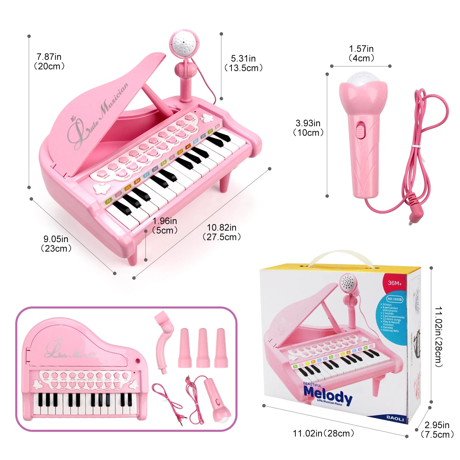 Coolplay Kids Electronic Keyboard Piano &ndash; Educational Musical Fun for Ages 3-6