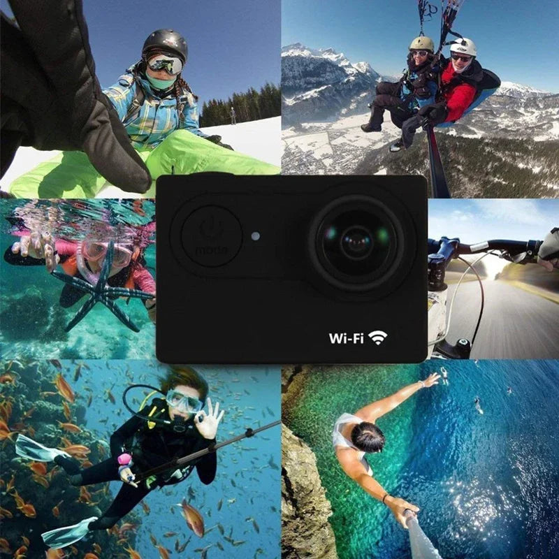 4K Action Camera &ndash; Waterproof With 170 Degree Field Of View