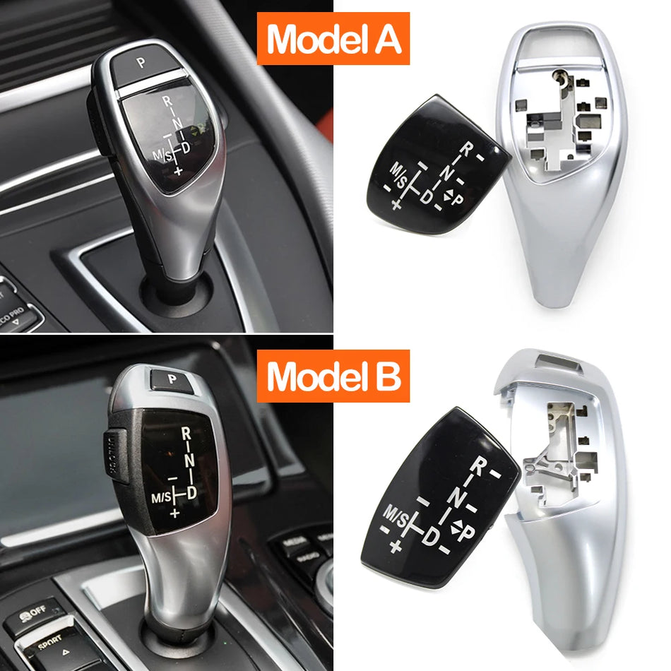 Gear Shift Knob Panel Cover For BMW F Chassis ABS With PC ABS Coating Replacement Interior Trim