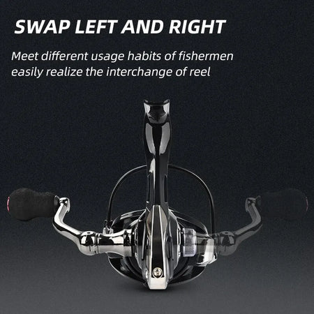 MEREDITH Spinning Fishing Reel 2000-4000 with Metal Spare Spool for Saltwater &amp; Carp