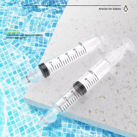 2Pcs Infant Nasal Aspirator Cleaner with 10ML Syringe &ndash; Baby Care Tools