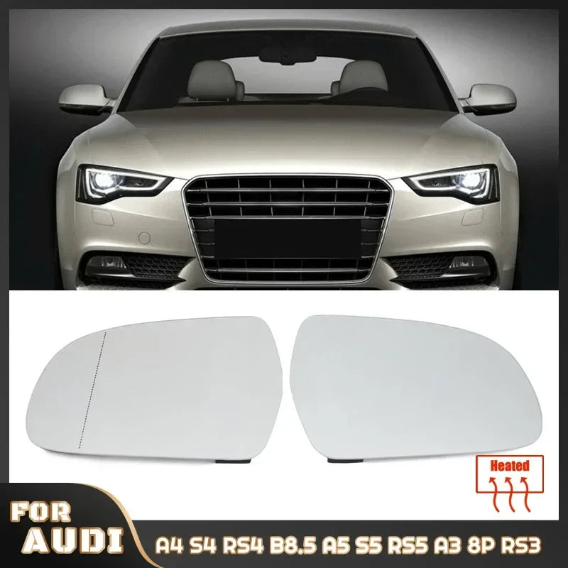 Soojendusega külgmise peegli klaas Audi A4 A5 A3 RS mudelitele B8 5