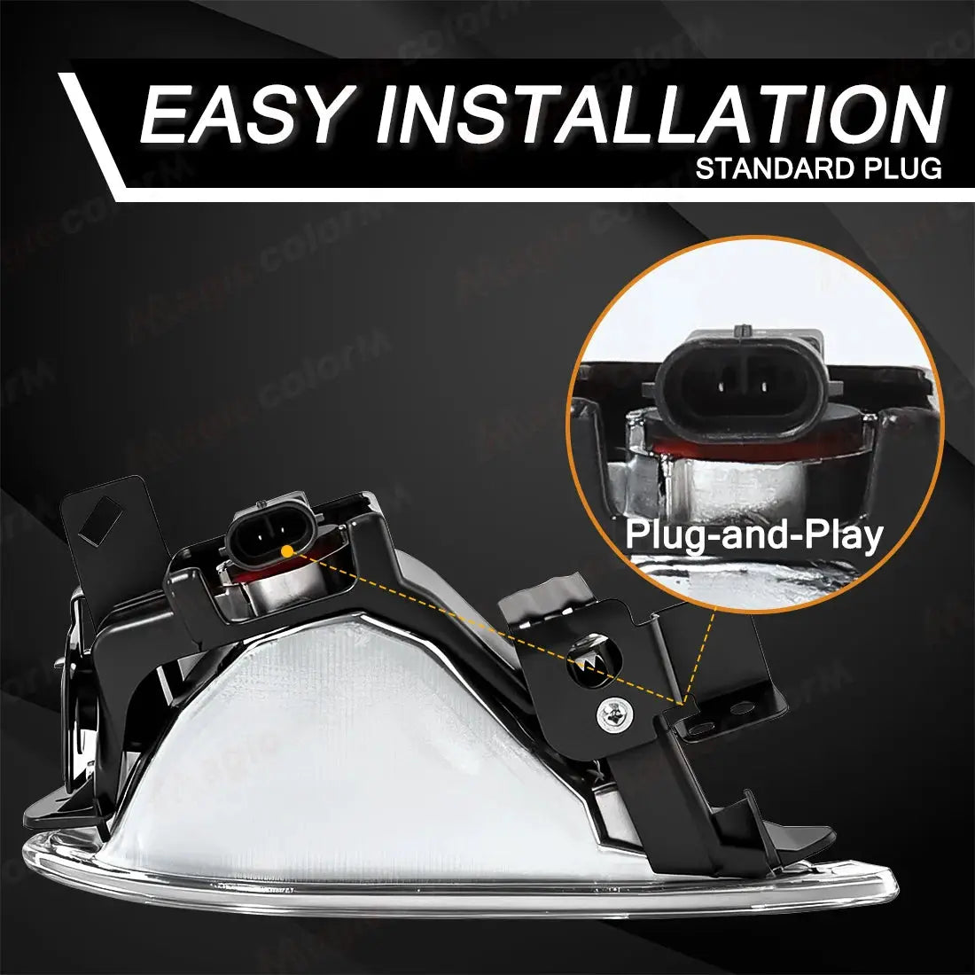 Fog Lamps For Honda Odyssey 2005 2006 2007 Daytime Running Front Bumper Halogen Foglights with Wire Switch Frame Car Accessories by InterCyprus Trading Ltd
