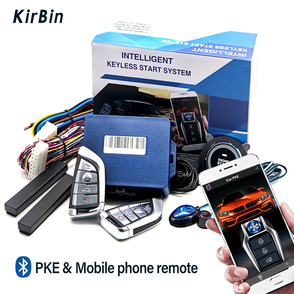 Συναγερμός Αυτοκινήτου με Αυτόματη Εκκίνηση, Απομακρυσμένη Εκκίνηση, Εκκίνηση με Πλήκτρο, Σετ Εισόδου Χωρίς Κλειδί