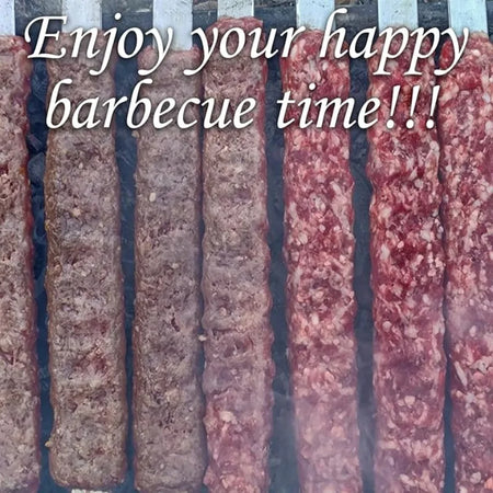 Premium Stainless Steel BBQ Skewers - Perfect for Shish Kebab and Grilling