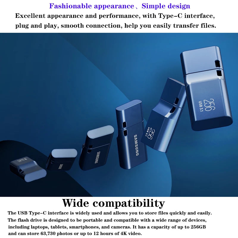 Samsung Type-C USB Flash Drive - Up To 400 MBps Read Speed