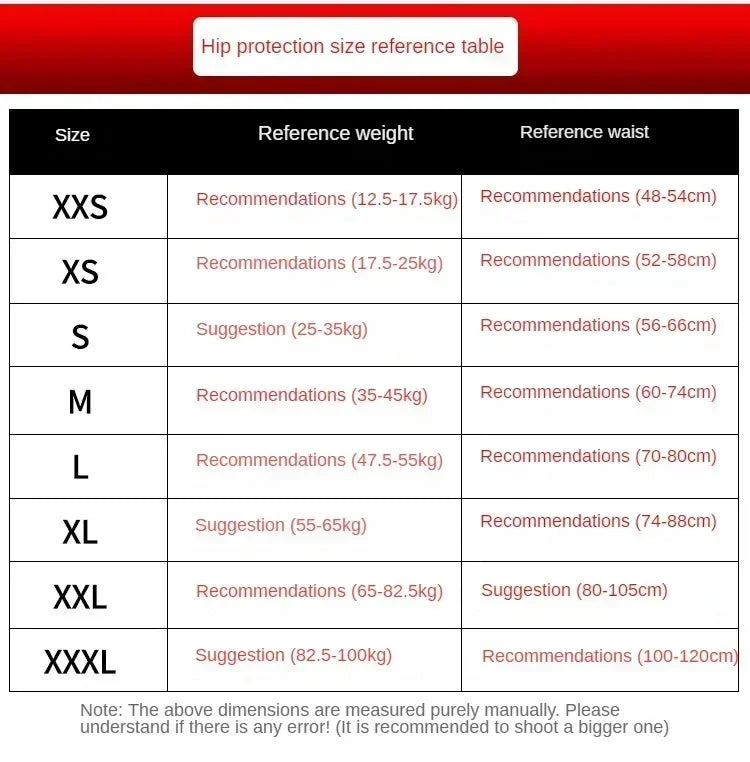 Kids Outdoor Sport Protection Shorts Plus - Hip Padding