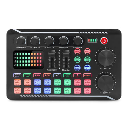 F998 Sound Card BM800 Microphone DJ Kit &ndash; Live Streaming