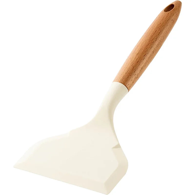 Non-Stick Silicone Spatula &ndash; Eco-Friendly Cooking Tool White