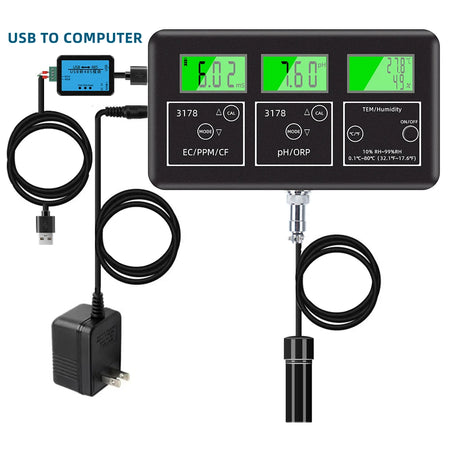 7in1 Water Quality Tester &ndash; Online RS485 USB Monitor
