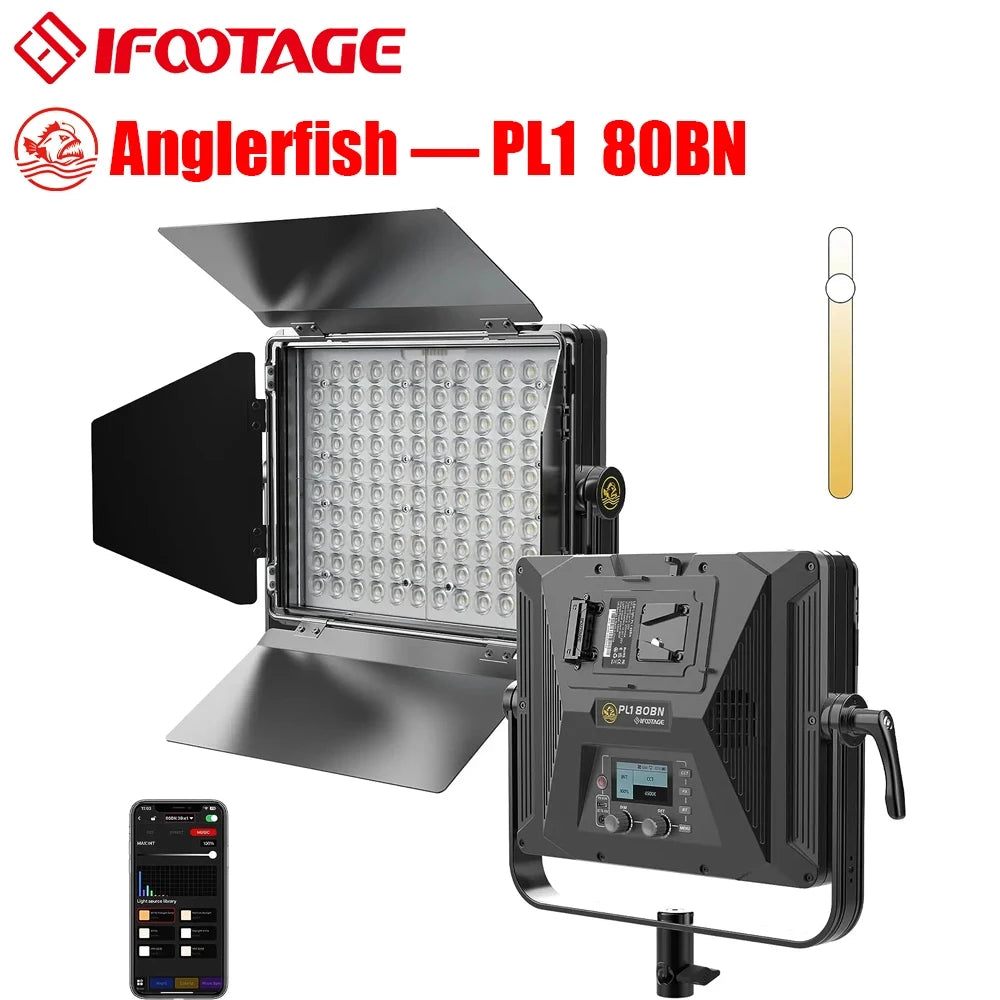 PL1 80BN/80C Anglerfish Panel Light Softbox &ndash; Soft Diffuser