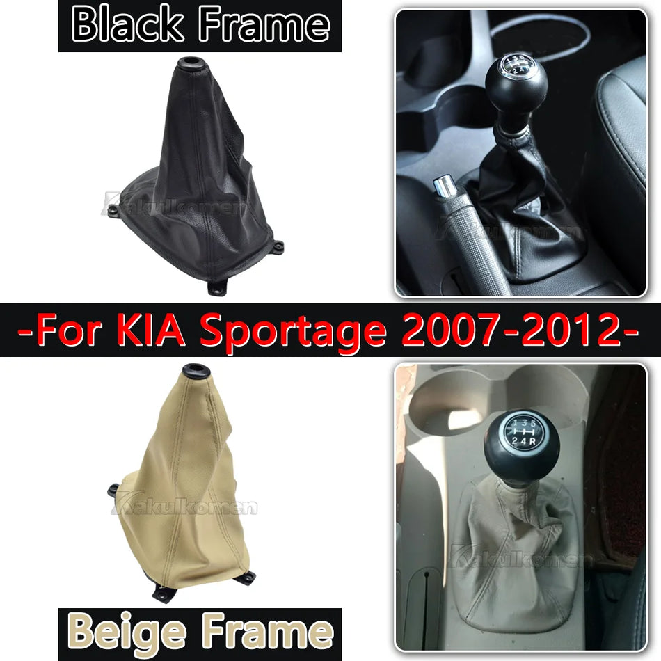 Vaihteiston vaihdekepin nahkasauma Kia Sportage 2007-2012