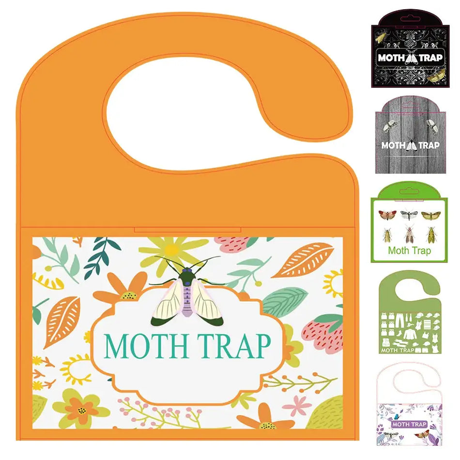 5Pcs Moth Pheromone Traps For Closet Pantry Kitchen Clothes
